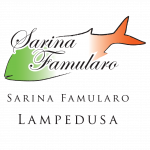 Logo Sarina Famularo Lampedusa , pesce in scatola